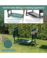 Sugift Folding Garden Kneeler and Seat Bench