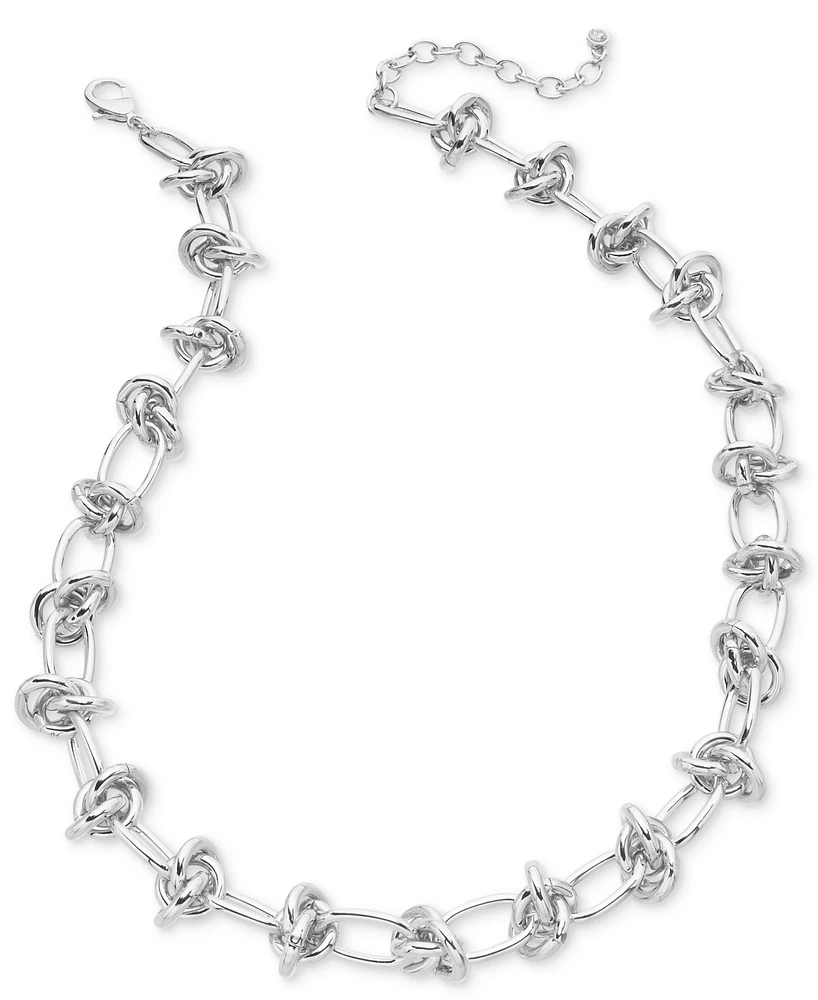 On 34th Clustered Link Collar Necklace, 17" + 2" extender, Created for Macy's