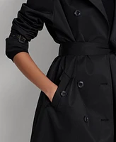 Lauren Ralph Women's Belted Maxi Trench Coat