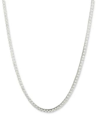 Marchesa Cubic Zirconia Tennis Collar Necklace, 16" + 3" extender