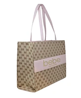 Bebe Serena Large Jacquard Tote Bag