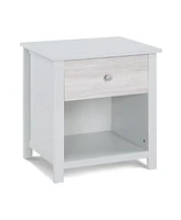 Simplie Fun Connelly Nightstand Gray/Rockport Gray