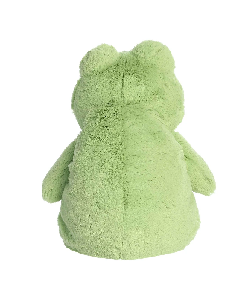 Aurora Large Fuzzy Frog Huggle Pals Cuddly Plush Toy Green 12.5"