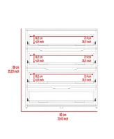 Zoe Dresser, Superior Top, Four Drawers