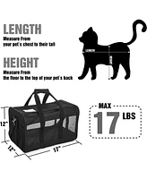 Airline-Approved Pet Carrier with Spacious Design and Cozy Features