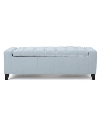 Simplie Fun Spacious Storage Ottoman with Tufted Top Style, Comfort, and Organization