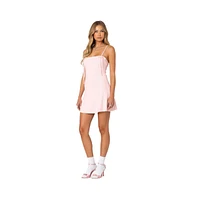 Edikted Women's Fridah Ribbed Knit Mini Dress