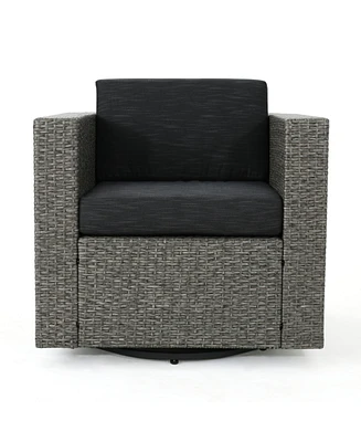 Simplie Fun Luxurious Swivel Club Chair Ultimate Comfort and Durability