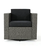 Simplie Fun Luxurious Swivel Club Chair Ultimate Comfort and Durability