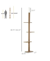 Streamdale Furniture Adjustable 8.5ft Cat Tree with Platforms and Jump Levels