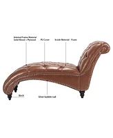 Streamdale Furniture Tufted Armless Chaise Lounge