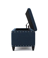Stylish Storage Ottoman with Ample Space and Birch Legs