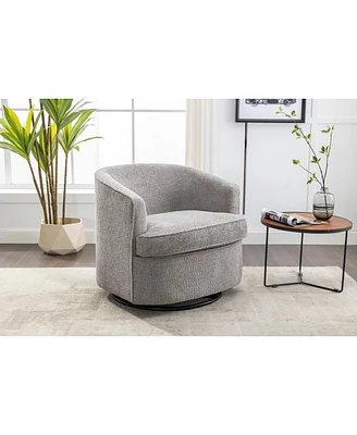 Simplie Fun Swivel Barrel Chair and Comfy Accent Sofa