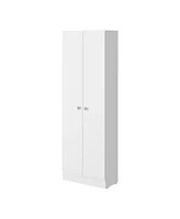Storage Cabinet Pipestone, Double Door, White Finish