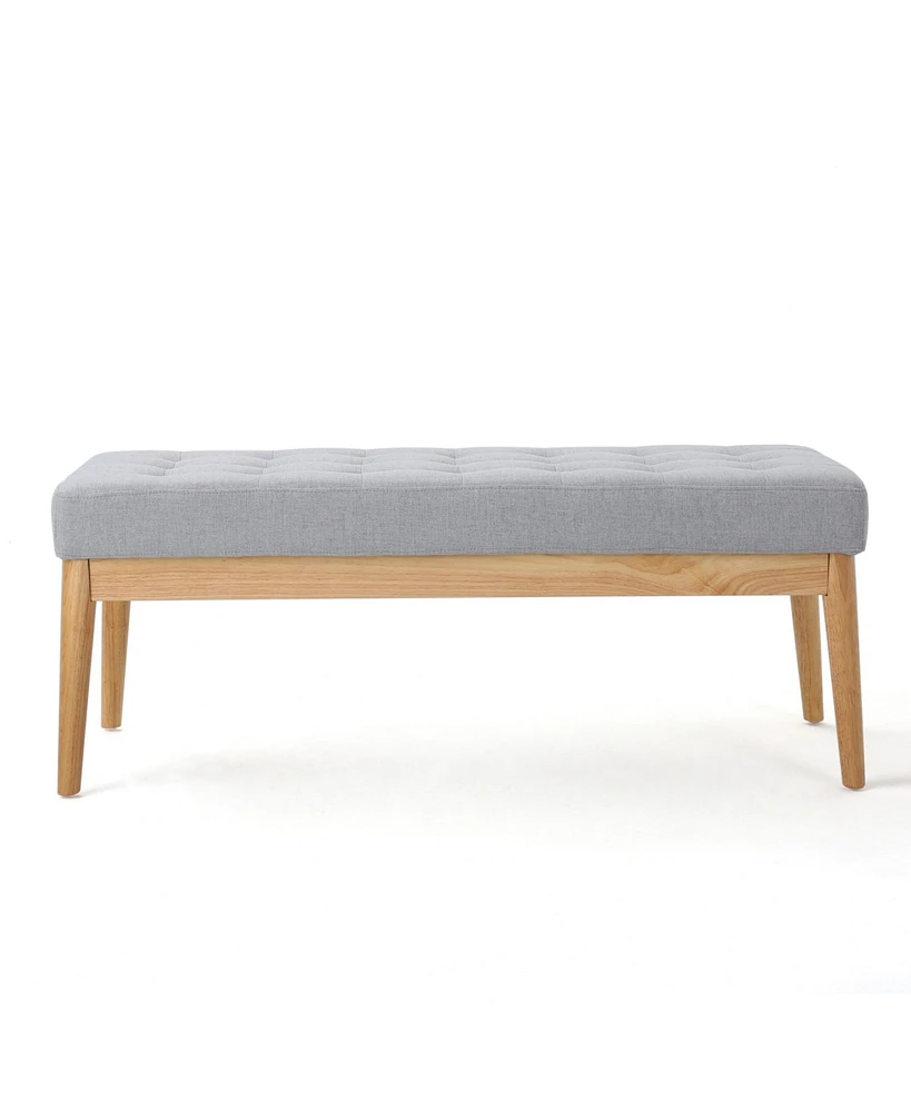 Simplie Fun Mid-Century Modern Tufted Bench with Versatile Charm