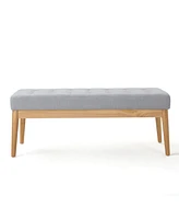 Simplie Fun Mid-Century Modern Tufted Bench with Versatile Charm