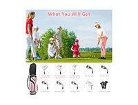 Slickblue 10 Pieces Ladies Complete Golf Club Set with Alloy Driver