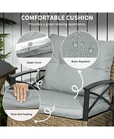 2-Person Rocking Porch Set Comfort and Style for Outdoor Relaxation