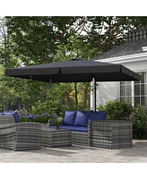 Streamdale Furniture Versatile Offset Umbrella for Outdoor Relaxation and Shade