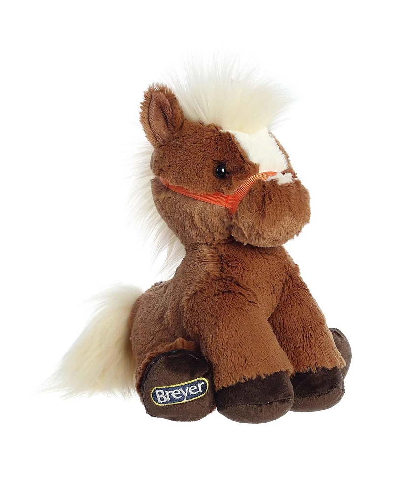 Aurora Small Bridle Buddies Flaxen Horse Breyer Exquisite Plush Toy Brown 9"