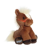 Aurora Small Bridle Buddies Flaxen Horse Breyer Exquisite Plush Toy Brown 9"