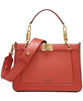 Karl Lagerfeld Paris Ivette Small Leather Satchel