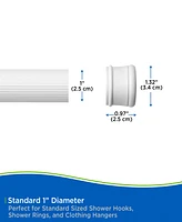 Kenney No Tools Spring Tension Utility Rod, 42-72"