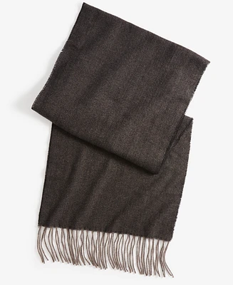 Style & Co Fringe Detail Herringbone Scarf, Created for Macy's