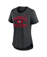 Nike Women's Heather Black Georgia Bulldogs Blitz T-Shirt