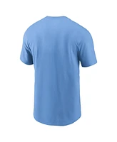 Nike Men's Light Blue Kansas City Royals Cooperstown Collection Team Logo T-Shirt