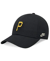Nike Men's Black Pittsburgh Pirates Rewind Cooperstown Collection Club Adjustable Hat