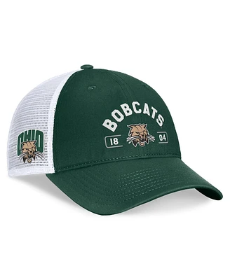 Top of the World Men's Green/White Ohio Bobcats Free Kick Trucker Adjustable Hat