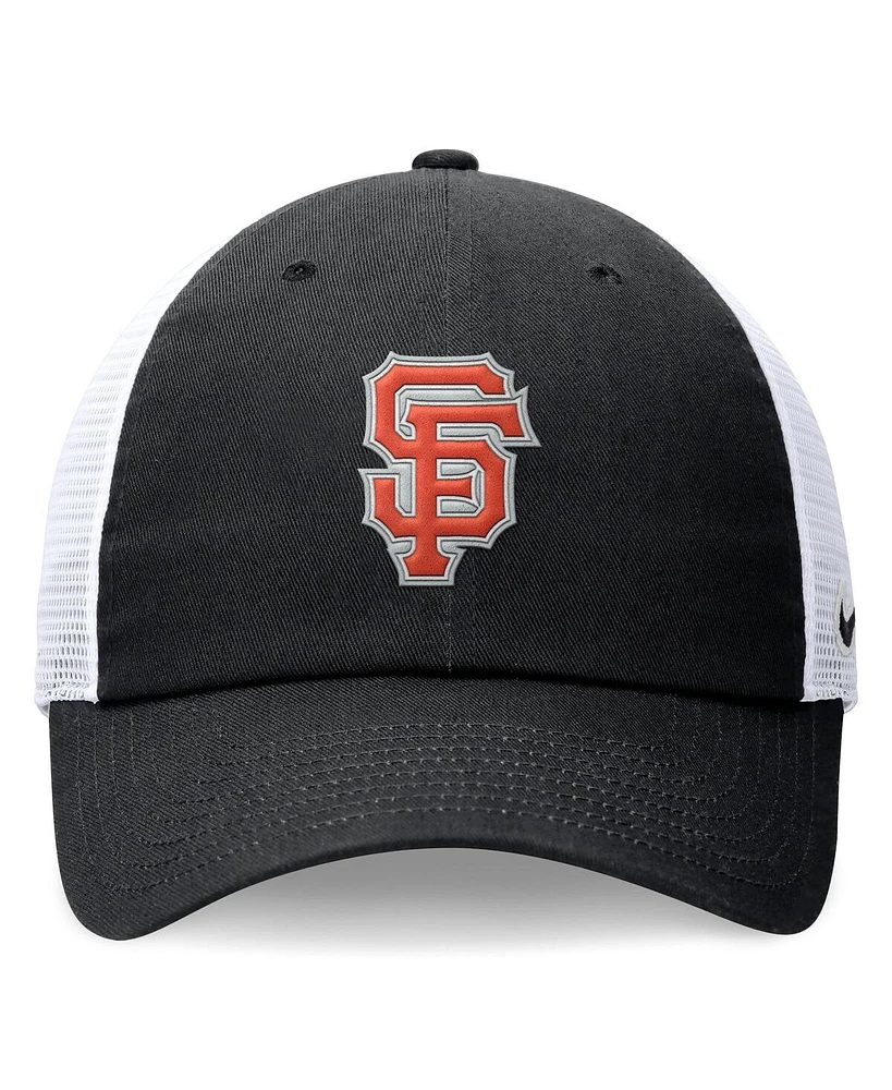 Nike Men's Black San Francisco Giants City Connect Club Trucker Adjustable Hat