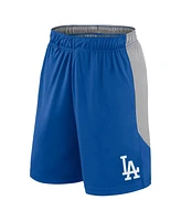 Fanatics Men's Royal/Gray Los Angeles Dodgers Go Hard Shorts