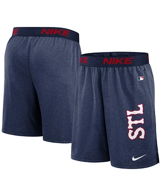 Nike Men's Navy St. Louis Cardinals 2024 City Connect Authentic Collection Practice Performance Shorts