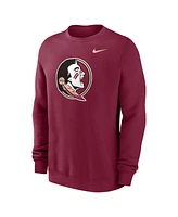 Nike Men's Garnet Florida State Seminoles Primetime Evergreen Fleece Pullover Sweatshirt