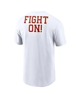 Nike Men's White Usc Trojans Blitz 2-Hit T-Shirt