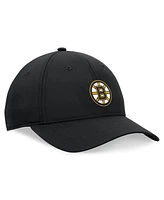 Fanatics Signature Men's Black Boston Bruins Front Office Ripstop Adjustable Hat