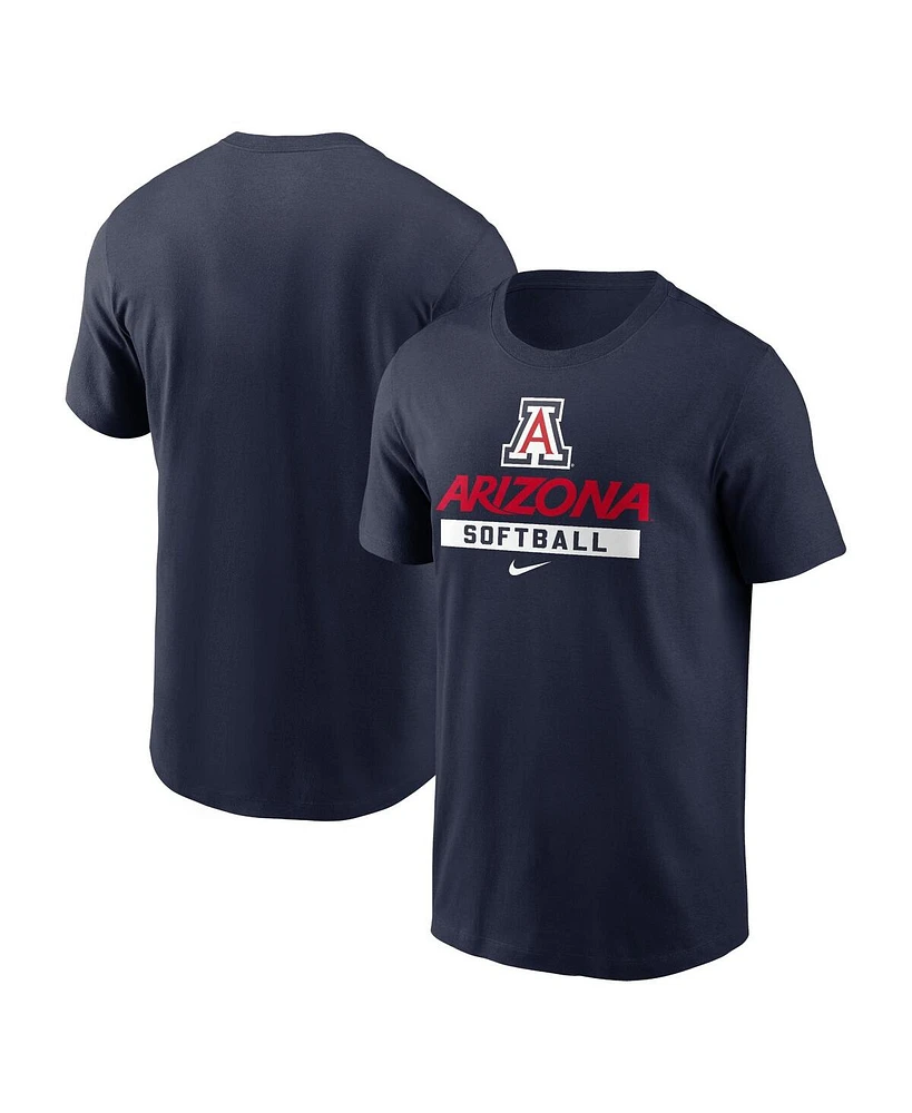 Nike Men's Navy Arizona Wildcats Softball T-Shirt