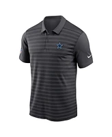 Nike Men's Anthracite Dallas Cowboys 2024 Sideline Victory Performance Polo Shirt