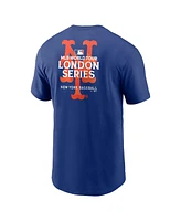 Nike Men's Royal New York Mets 2024 Mlb World Tour London Series T-Shirt