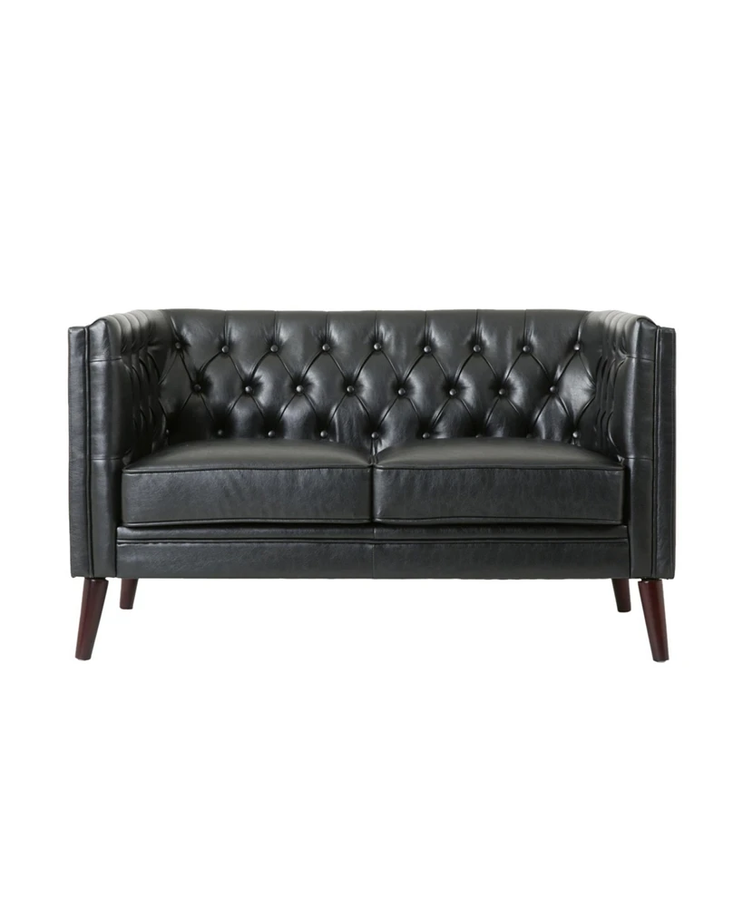 Simplie Fun Button Tufted Diamond Stitch Sofa