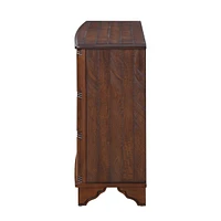 Versatile Retro Console Table with Four Color Options