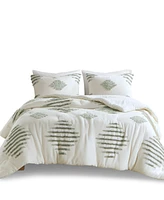 Ink+Ivy Tahli Tufted Chenille 3-Pc. Comforter Set