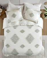 Ink+Ivy Tahli Tufted Chenille 3-Pc. Duvet Cover Set