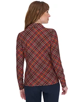 Tommy Hilfiger Women's Printed Button-Front Shirt