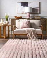 Nuloom Washable Faux Rabbit Jeni Rug Collection