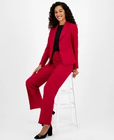 Le Suit Women's Seamed Peplum Pantsuit