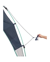 ECR4Kids Lightspeed Outdoors Tall Canopy with Shade Wall, Deep Navy