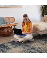 ECR4Kids The Surf Portable Lap Desk with Cushion , Black, 10-Piece